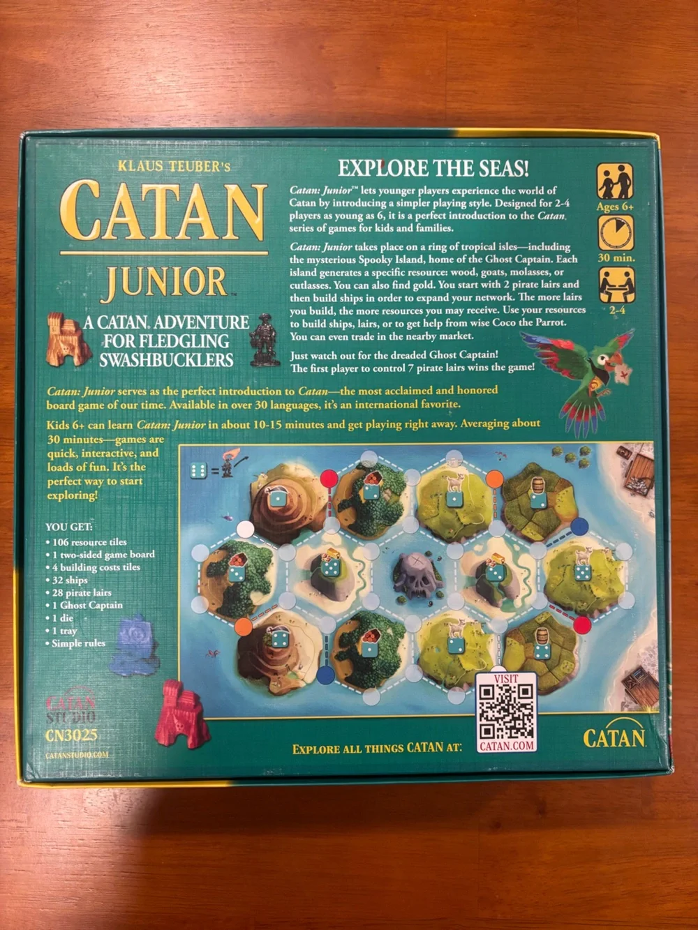 Catan Junior Board Game - Great Condition